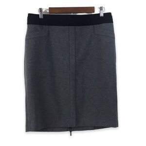 BCBGMAXAZRIA heather‎ gray pencil skirt size L